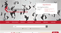 Desktop Screenshot of borgarbokasafn.is